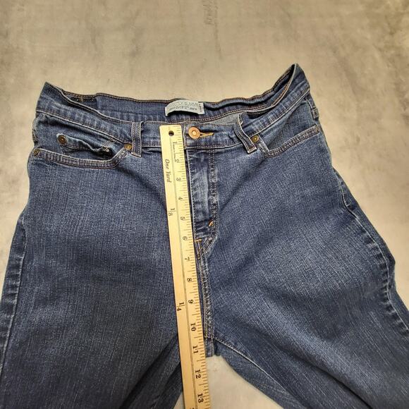 Levi's 512 Jeans Womens 12 Blue Boot Cut Perfectly Slimming Stretch Medium Wash - Picture 7 of 12